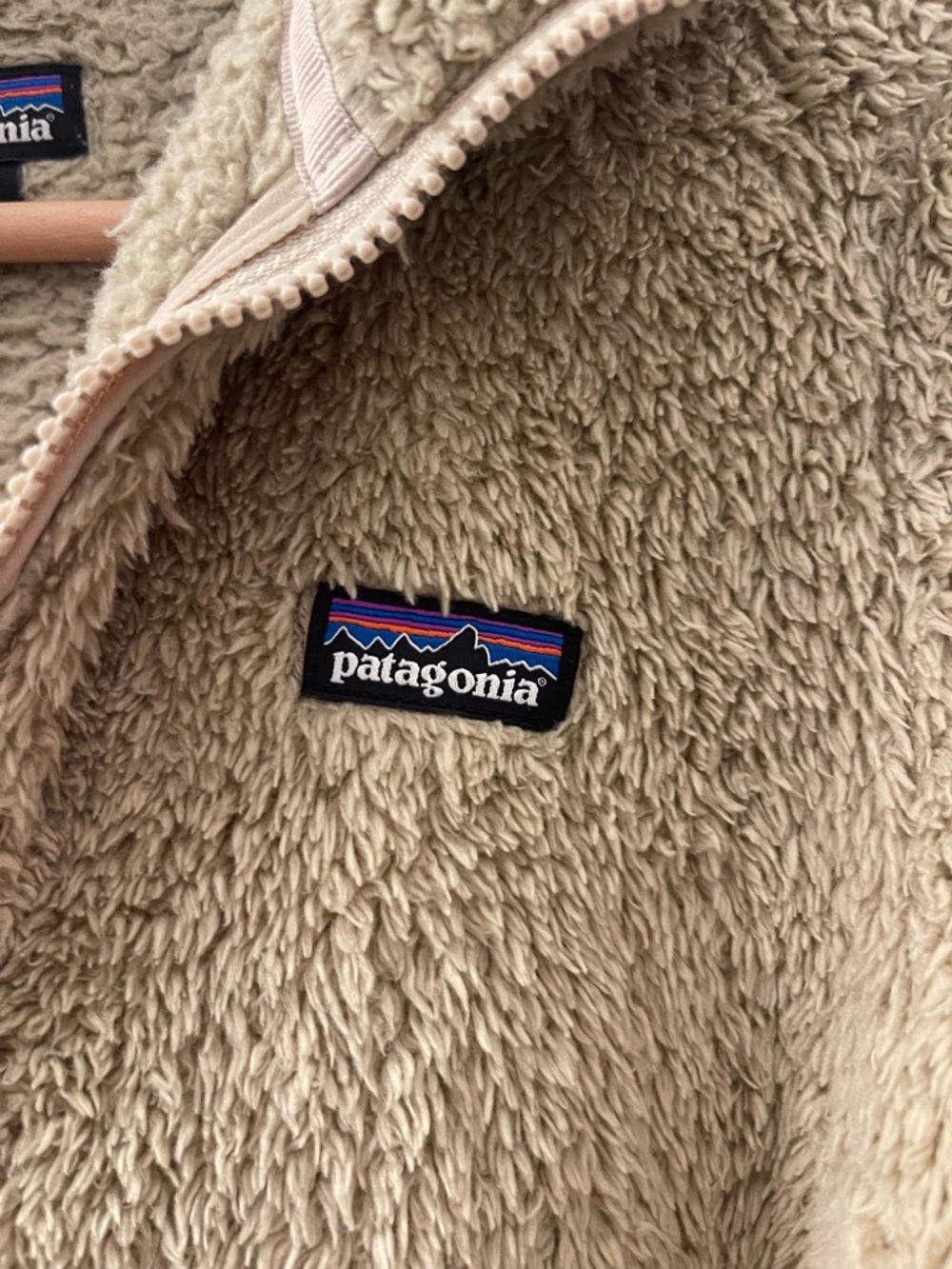 Patagonia Cozy Fleece Quarter-Zip Pullover - Beige - Picture 4 of 5